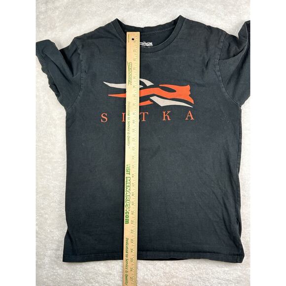 Sitka Shirt Men’s Sz Medium Black Graphic Tee Outdoor Hunting Short Sleeve - Picture 5 of 8